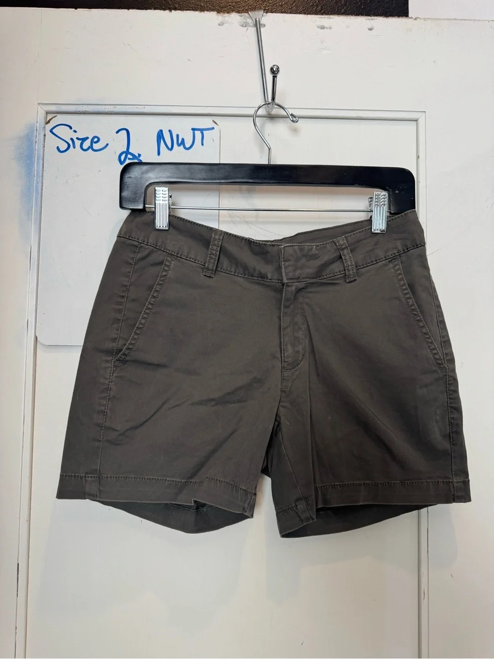 NWT Sonoma Olive Brown Casual Bermuda Shorts